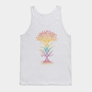 DNA Tee Tree of Life Genetics Biology Teacher Science Tank Top